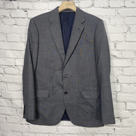 J. Crew Ludlow Essential Slim‎ Fit Suit Jacket 42R Stretch Four Season Wool Gray - Picture 1 of 16